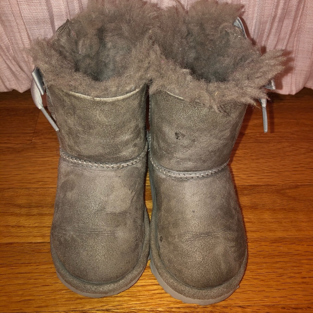 Grey toddler girl UGGs